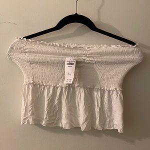 White tub top size medium new with tags